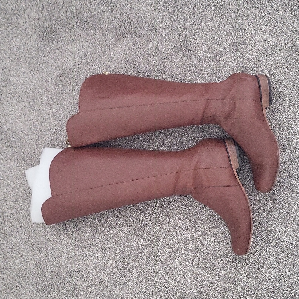 Brand New Poppy Barley Flat Riding Boots Sz 7